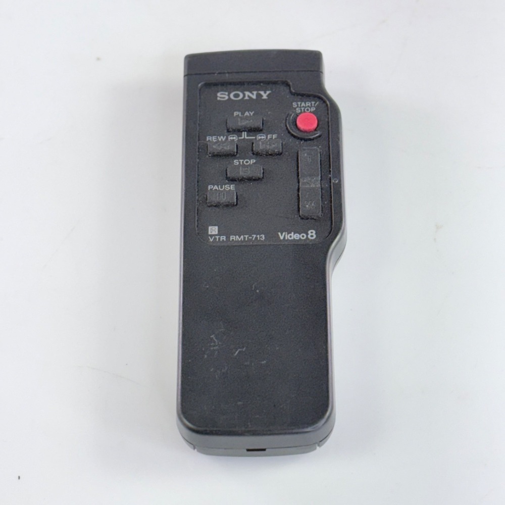 Sony RMT-713 VTR Video 8 Camcorder Remote Control OEM Genuine Untested - Picture 1 of 8